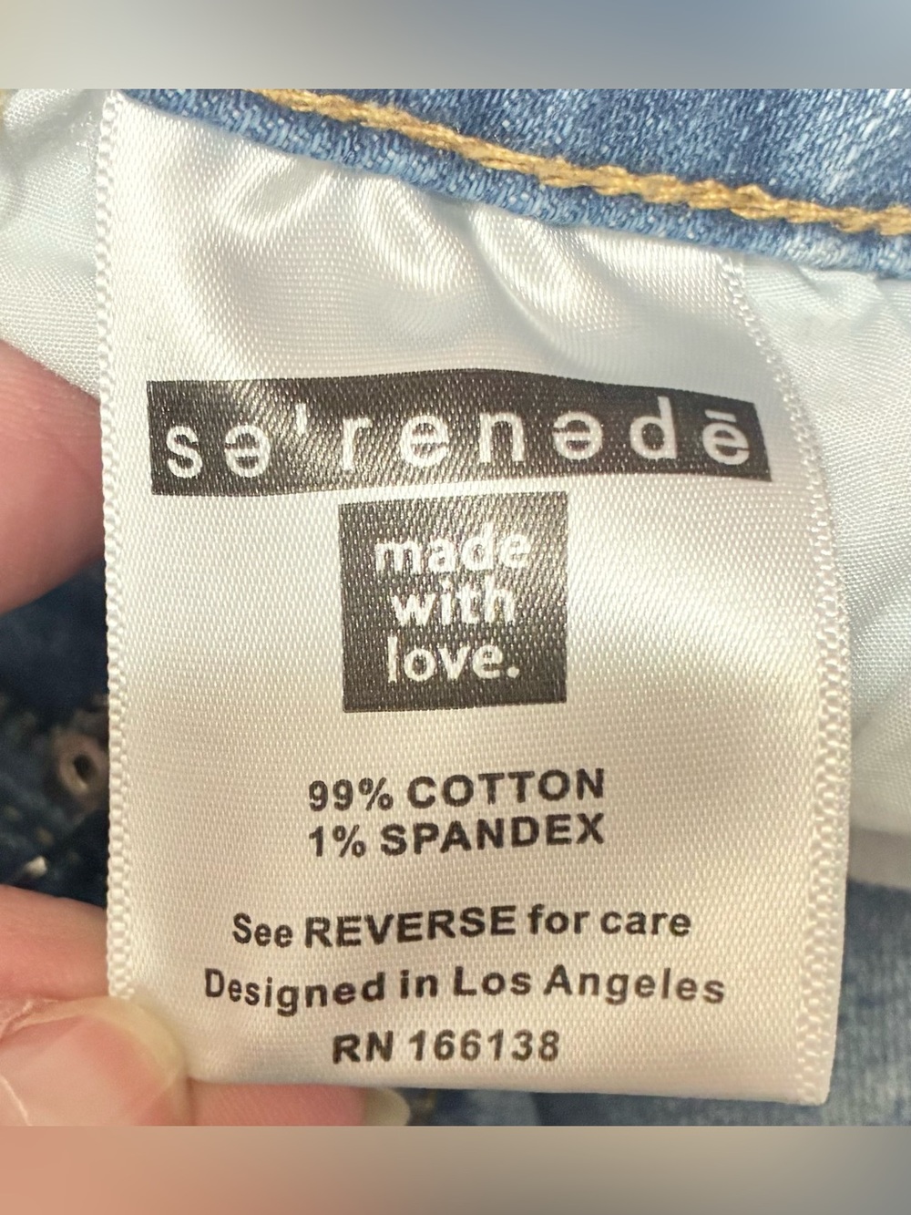 Serenede Fitted Embroidered Jeans Sz 32 Mid Rise 29x31 Boho Festival Hippie - Picture 4 of 16